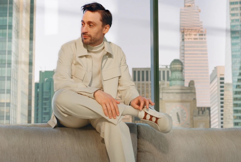 Kieran Culkin Off White Outfit Zegna Campaign 2023