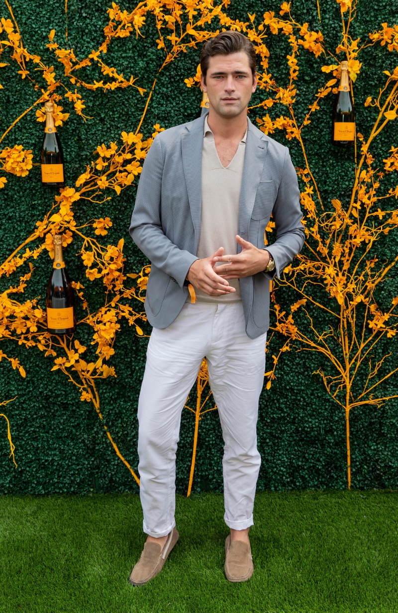 Sean O'Pry Veuve Clicquot Polo Classic 2019