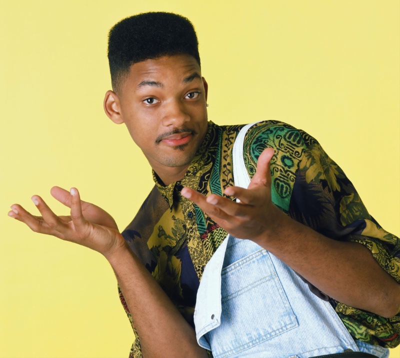 Will Smith High Top Fade 90s The Fresh Prince of Bel Air 1990